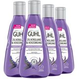 Guhl Zilverglans & Verzorging Shampoo - 4 x 250 ml - Voordeelverpakking