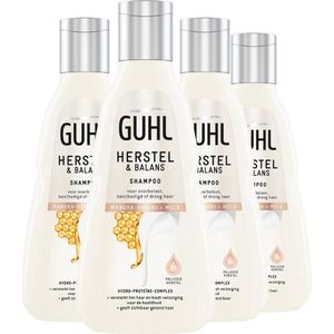 4x Guhl Shampoo Herstel & Balans 250 ml