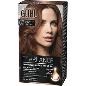 3x Guhl Pearlance Intensieve Crème-Haarkleuring 67 Donkergoudblond Honeytree