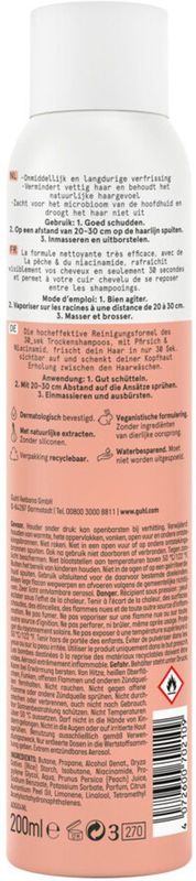 Guhl - Droogshampoo - Perzik & Niacinamide - 200ml