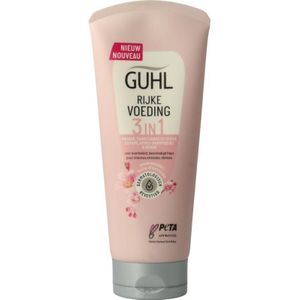 Guhl - Rijke Voeding 3-in-1 - Haarmasker - Met Amandelolie en Kersenbloesem - Conditioner, Masker & Serum
