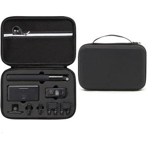 Draagbare waterdichte behuizing voor Osmo Action 4 opbergtas voor DJI Action 3 camerabeschermingsdoos sportcamera-accessoires (Size : Type B black)