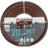 GARDENA - Comfort FLEX - 6-delige Tuinslangset Tuinslang - 20 Meter - 13 mm