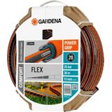 GARDENA Comfort FLEX slang 13 mm (1/2"") 30 m: Vormvaste, flexibele tuinslang met Power Grip profiel, hoogwaardige spiraalweving, 25 bar barstdruk, zonder Original GARDENA System onderdelen (18036-20)