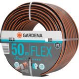 GARDENA Comfort FLEX slang 13 mm (1/2"") 50 m: Vormvaste, flexibele tuinslang met Power Grip profiel, hoogwaardige spiraalweving, 25 bar barstdruk, zonder GARDENA System onderdelen, verpakt (18039-20)