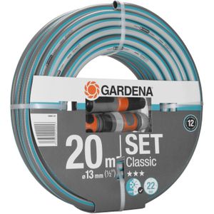 GARDENA Classic slang 13 mm (1/2""), met accessoires slang 18008-20, 20 m