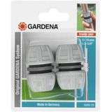 Gardena reparateurset 13 mm (1/2"") en 15 mm (5/8""): Eenvoudig slangen repareren zonder gereedschap, Power Grip, speciaal gevormde klemmoer