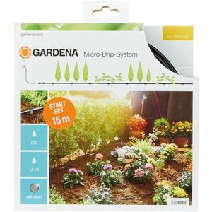 GARDENA Micro Drip System Startset S - Voor Rijplanten Druppelsysteem- 15 Meter