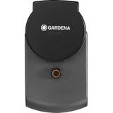 Gardena smart Power Adapter: Schakelbare adapter voor buiten voor koppeling van willekeurige elektrische apparaten met het Gardena smart system, bijvoorbeeld voor pompen of lampen (19095-20), donkergrijs, zwart, turkoois
