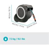 Gardena Wandslangenbox RollUp S 15 m Wit - Tuinaccessoire met Automatisch Oprolsysteem