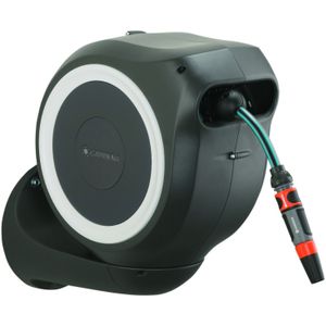 Gardena Wandslangenbox RollUp S 15 m Wit - Tuinaccessoire met Automatisch Oprolsysteem