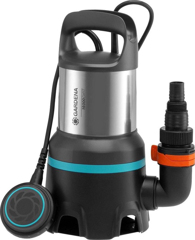 GARDENA Schmutzwasserpumpe "Tauchpumpe 16000, 9042-20", 16000 l/h max. Fördermenge