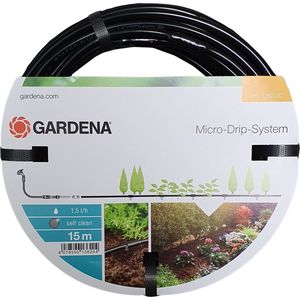 Gardena 01362-20 Micro-Drip-systeem bovengrondse druppelbuis 4,6 mm (3/16""): Druppelslang voor bovengronds gebruik, waterbesparend, flexibel, 15 m (1362-20), Oranje