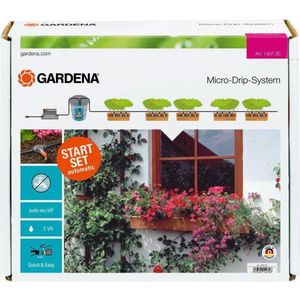 Gardena Micro-Drip-System Set voor volautomatische bloembakbesproeiing - 1407-20 - 1407-20