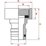 GARDENA Prof-System kraanstuk 33,3 mm (G 1"") kraanstuk 2802-20