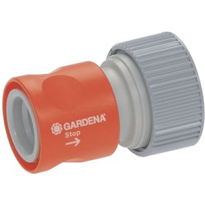Gardena Prof-System overgangsstuk met waterstop | 19 mm (3/4") - 2814-20 - 2814-20