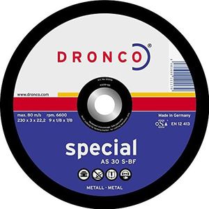 Dronco AS30S-300FH/20 metalen slijpschijf AS 30 S-FH Special, 300 x 3,5 mm