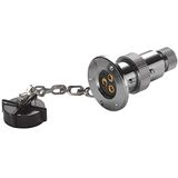 Stekker - Waterdicht - Messing Verchroomd - Max. Belastbaarheid 22 A bij 12 V