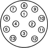 Hella Stekkerdoos 13-polig opbouw kunststof