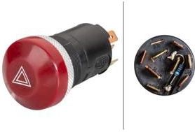 Drukschakelaar - Inbouw - Groot - 1 x 12 V 1,2 W - W2 x 4.6d