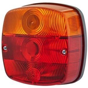 Achterlichten - Rood/Geel - Kunststofbehuizing - ECE-getest
