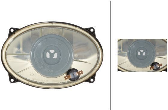 CombiOval - Koplamp - Halogeen - Transparant - 12V/24V