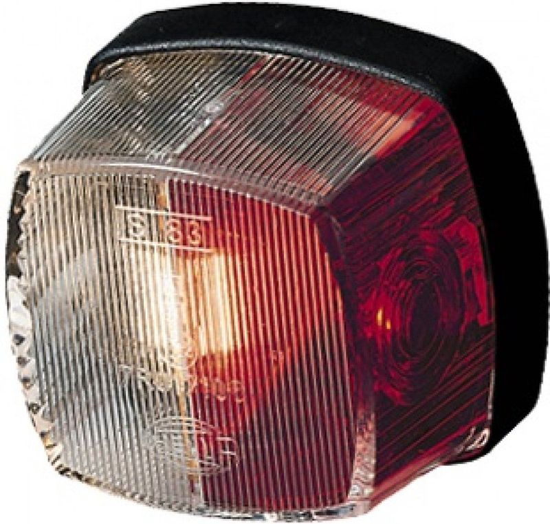 Halogeen Licht - Transparant/Rood - C5W - ECE-getest