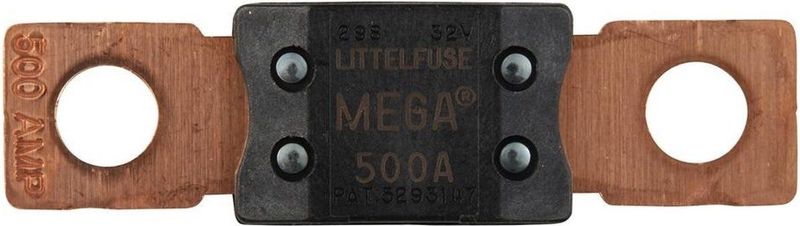 Zekering - MEGA - Lichtbruin - Stroomsterkte 500A - Spanning tot 32V