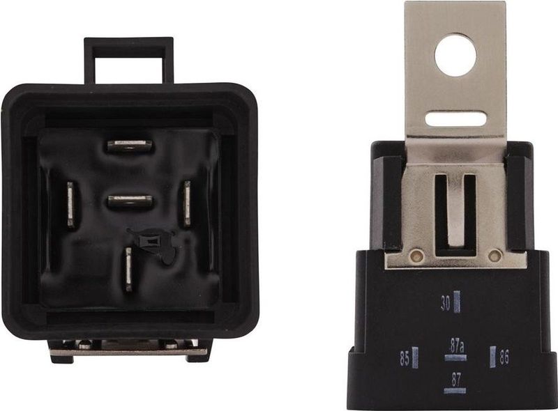 Relais - 5 Contacten - Weerstand - 12 Volt - Temperatuurbereik -40 tot +125 °C