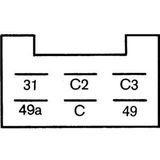 HELLA Knipperlicht Relais MULTICAR - Elektrisch - IP64 - 12V - 6 Contacten