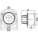 Knipperlicht - Transparant - LED - 1 Stuk