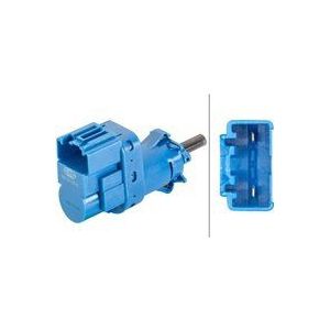HELLA 6DD 014 395-021 Remlichtschakelaar - 2-polig - Geclipst - Electrisch