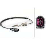 HELLA - Sensor - Uitlaatgastemperatuur - Voor Turbolader - 2 Contacten - Kabellengte 460 mm