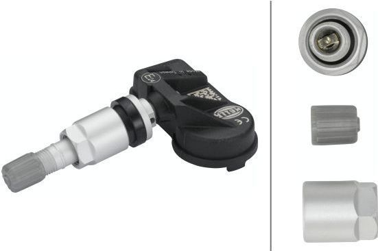 HELLA Wielsensor, controlesysteem bandenspanning MERCEDES-BENZ,FIAT,SMART 6PP 358 139-231 05154876AB,56029400AC,0009053907 670002790,A0009054100