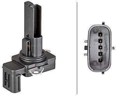 HELLA 8ET 358 095-501 Luchtmassameter - 5-polig - Geschroefd - Met pakking