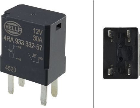 Hella - 4RA 933 332-571 - Relais - Grijs - Arbeidsstroom