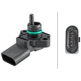 HELLA Sensoren VW,SEAT 6PP 358 152-151 1705,550237A,030906051A Sensor, inlaatdruk 030906051