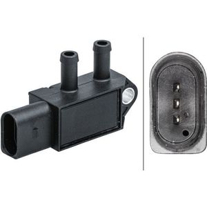Sensor, uitlaatgasdruk HELLA 6PP009 409-621