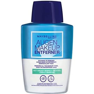 Maybelline Tagespflege Waterproof Oogmake-up Remover, Blauw, Zwart, 125 ml