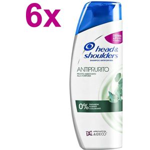 Head & Shoulders - Eucalyptus/Antiprurito - Anti-Roos Shampoo - 6x 400ml - Voordeelverpakking