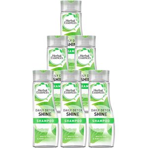 Herbal Essences Detox White Tea & Mint Shampoo - 6x 400ml - Voordeelverpakking