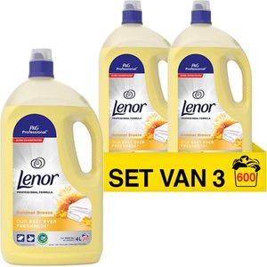 Lenor Wasverzachter - Zomerse Bries - 3 X 4 Liter