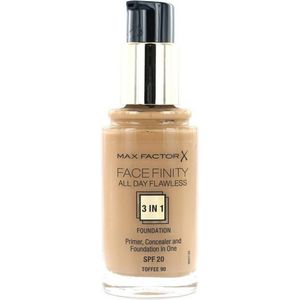 Max Factor Facefinity All Day Flawless 3-in-1 Foundation - 90 Toffee