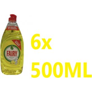 Dreft / Fairy Afwasmiddel - Original - Lemon - 6 x 500 ml