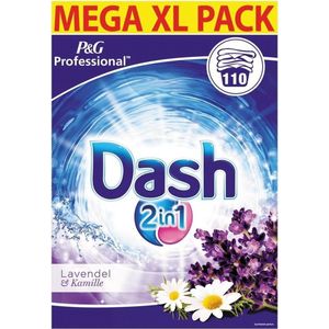 Dash 2 in 1 waspoeder Lavendel - 110 wasbeurten