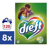 Dreft - Waspoeder - 1,05 kg - Regular - 120 Wasbeurten - 8 Stuks