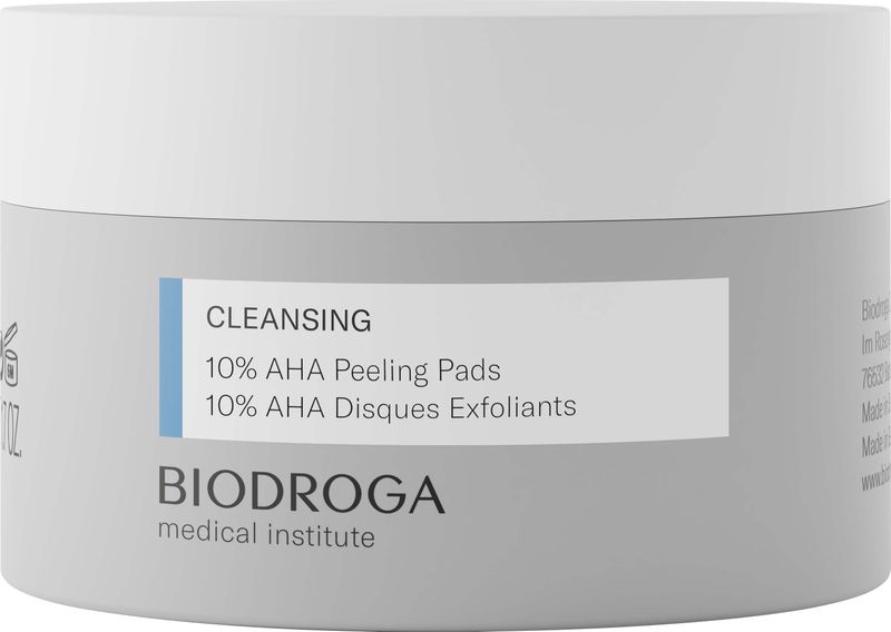 Biodroga - Cleansing Peeling Pads - 10% AHA - Geurvrij - 30 Stuks