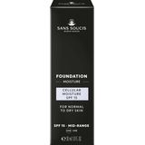 Sans Soucis - Cellular Moisture Foundation - 10 Sand Beige - Hyaluronzuur - SPF 15