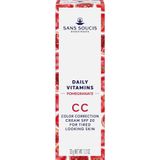 Sans Soucis Daily Vitamins Pomegranate CC - Colour Correction Cream SPF 20 for Tired Looking Skin 33g