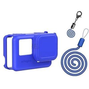 Body voor siliconen beschermhoes voor Insta360 Ace Pro/Insta360 Ace voor anti-shock voor siliconen cover Lensdop Sportcamera-accessoires (Size : For Insta360 Ace Pro, Color : Blu)